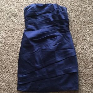 Satin bridesmaid/ prom/ homecoming dress